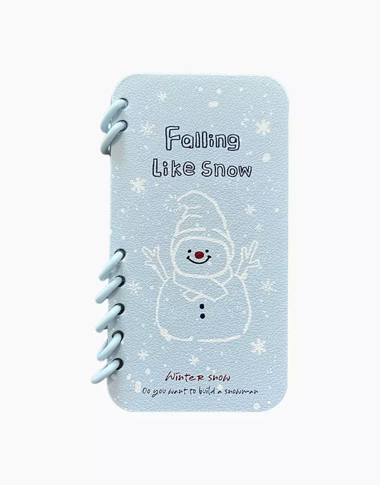 Winter Snowman Flip iPhone Case