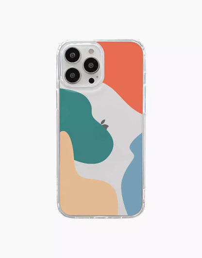 Coque de téléphone vintage moderne abstraite pour iPhone / Samsung